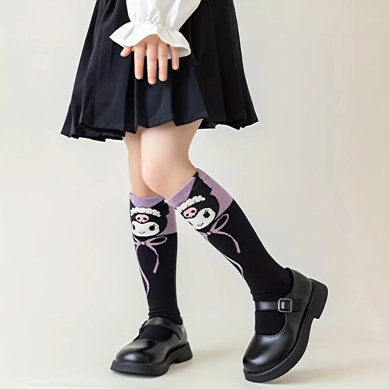 4pcs Kruo Purple Socks