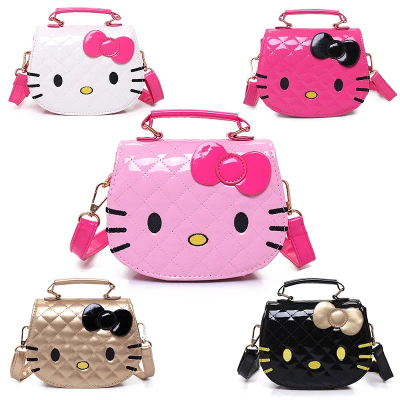 Kawaii Kid Kitty Shoulder Bags