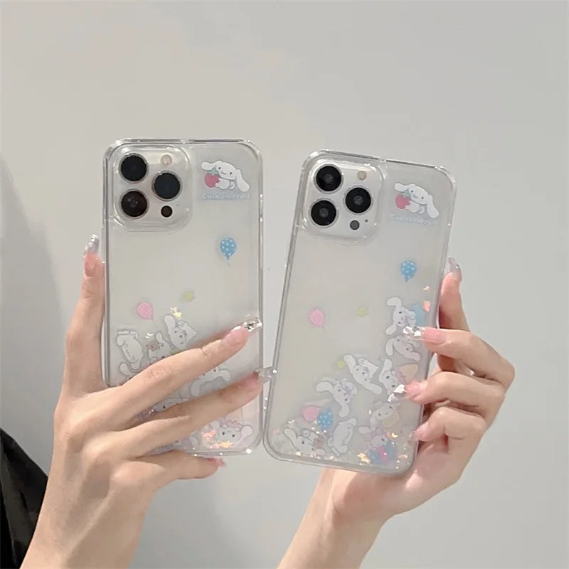 Cute Cinna Quicksand iPhone Case