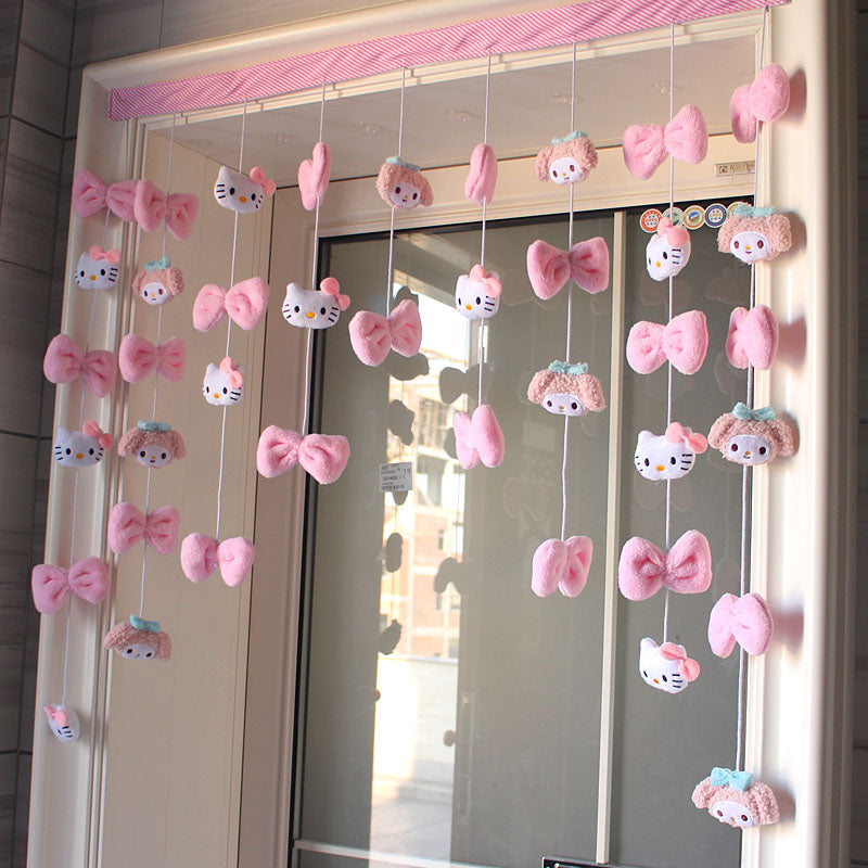 Cartoon Heart Curtain Decorations