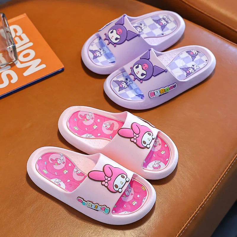 Kawaii Cartoon Kitty Slippers