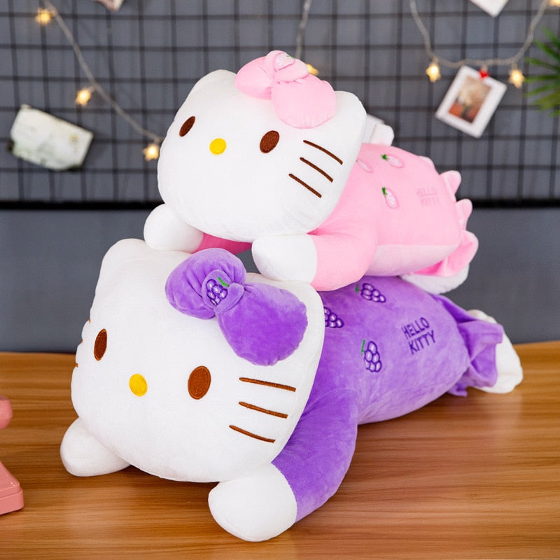 Kawaii Lying Down Kitty Plush Doll
