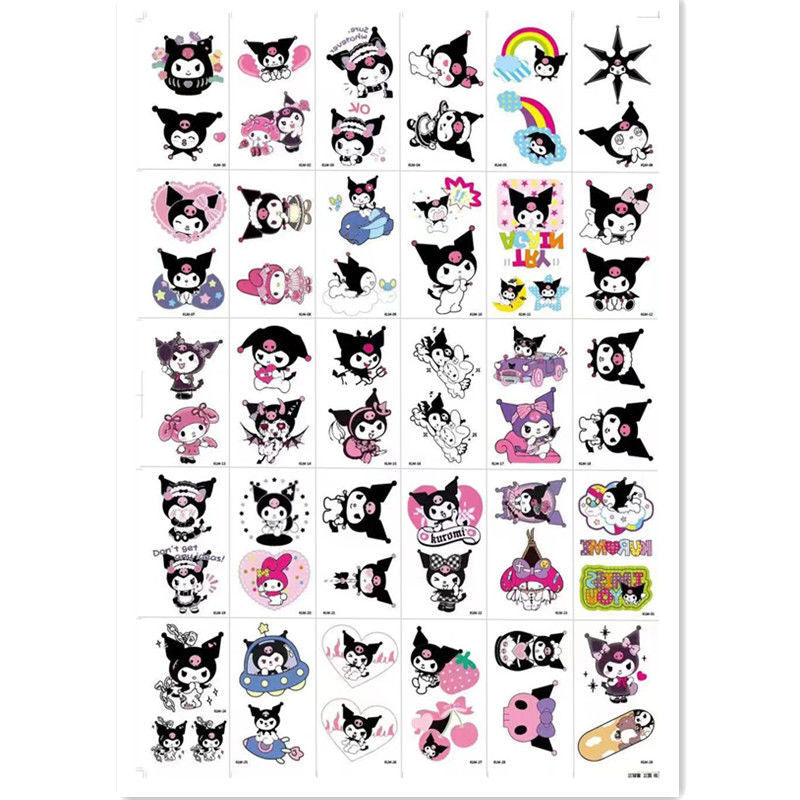 Cartoon Waterproof Temporary Tattoos