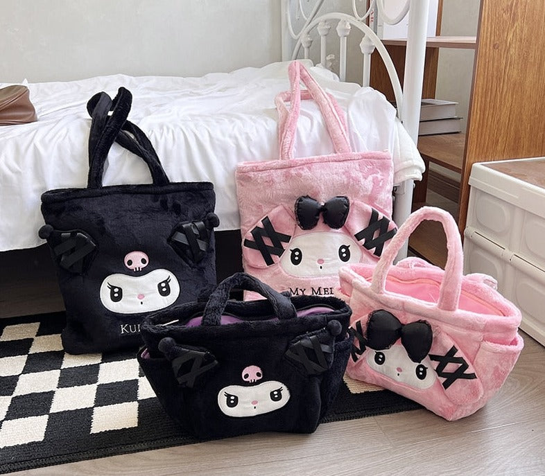 Kuro Melo with Bow Shoulder Bag