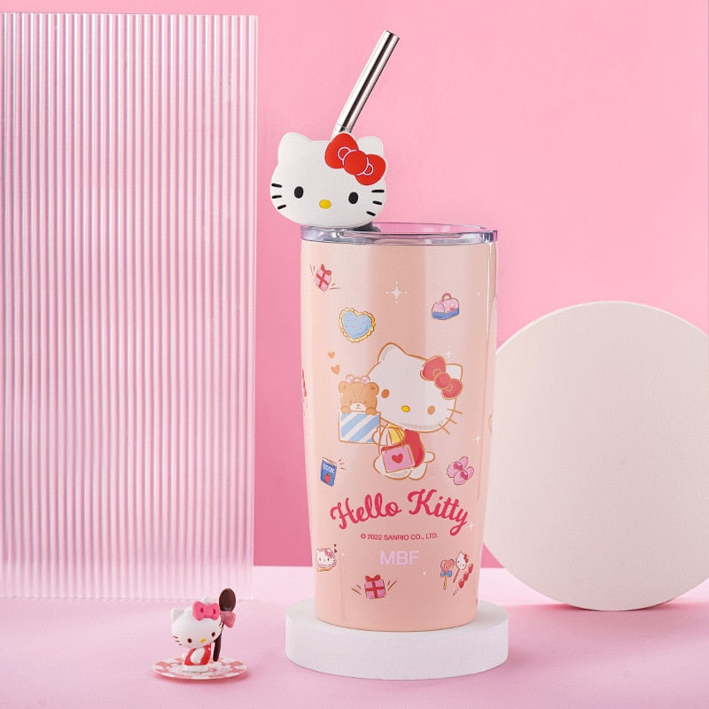 Kawaii Figure Straw Cup