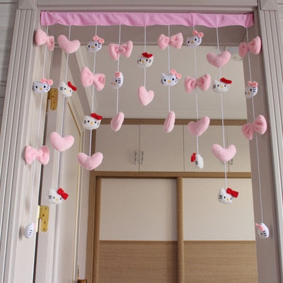 Cartoon Heart Curtain Decorations