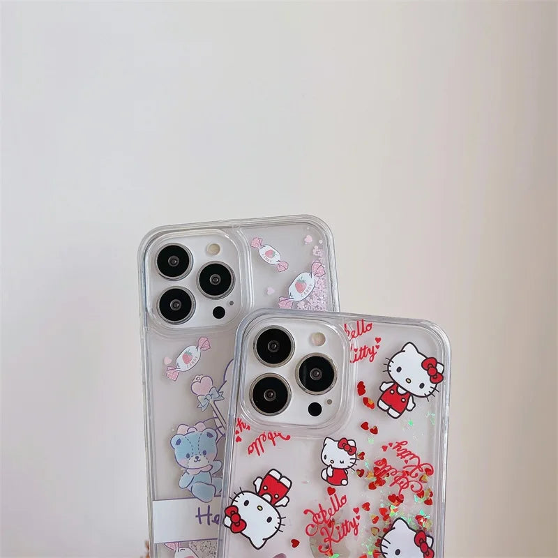 Kitty Glitter iPhone Case