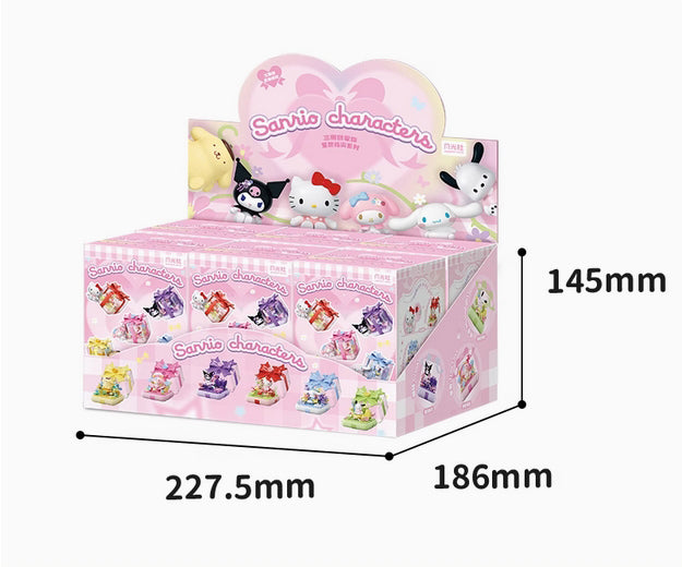 Fingertip Ring box flower star wish building blocks blind box