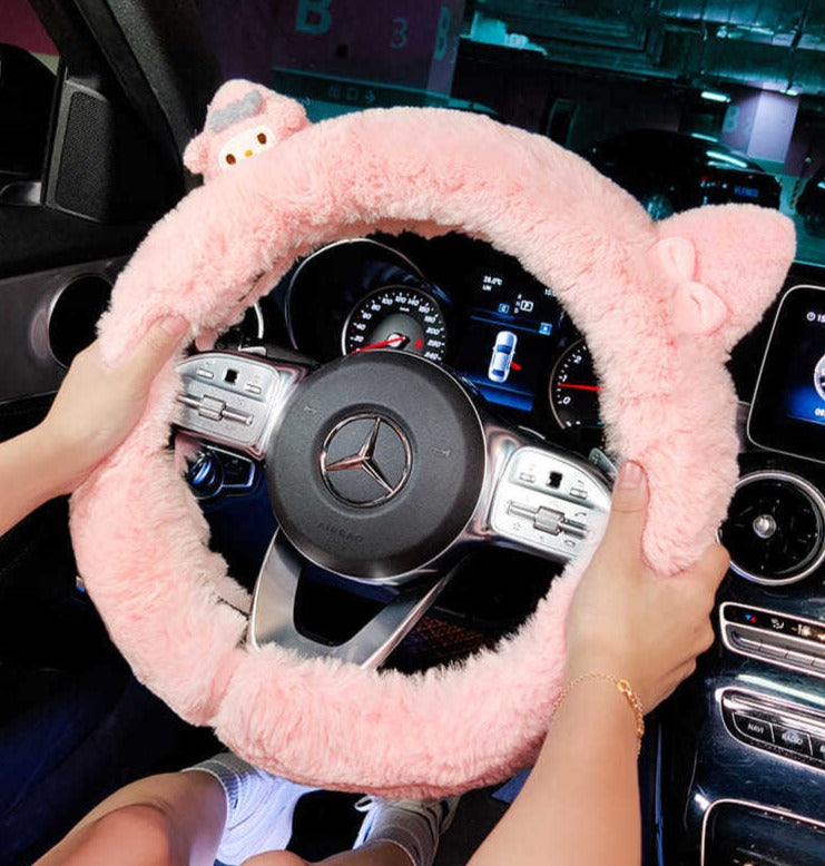 Melo and Cinna Steering Wheel Cover