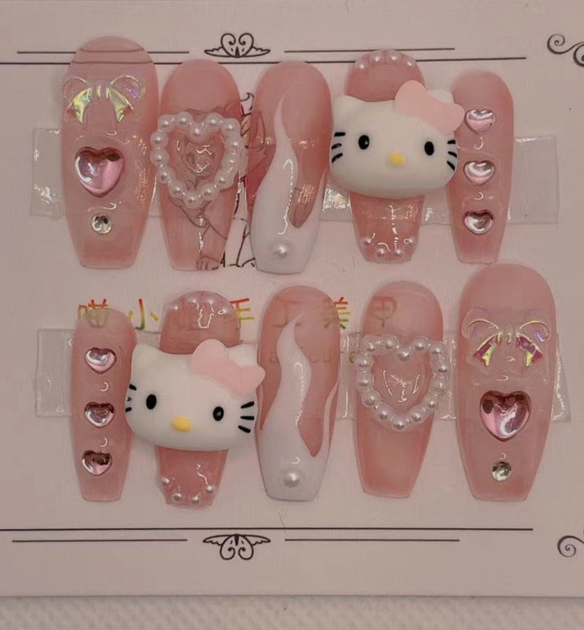 Cartoon Figure Press On Nails