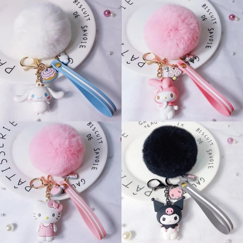 Cartoon Kitty Doll Keychain Pendant