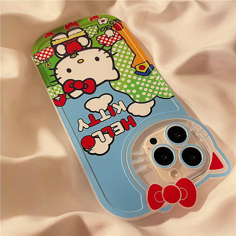 Picnic Kitty iPhone Case