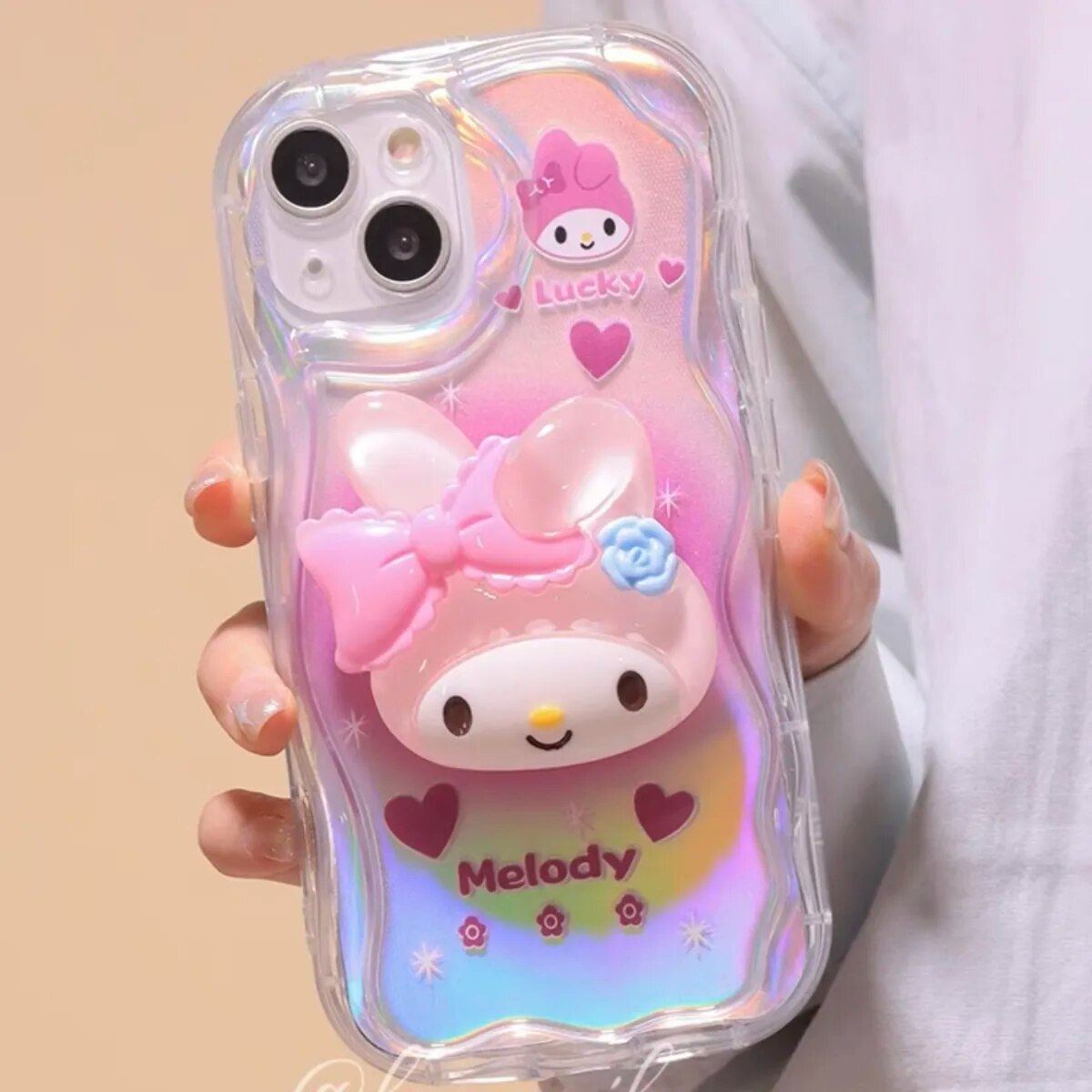 Holographic Anime iPhone Case
