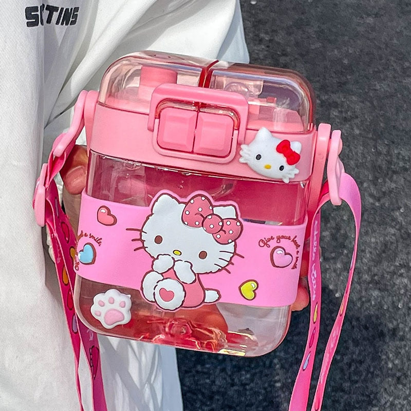 Cartoon Large Capacity Water Bottle