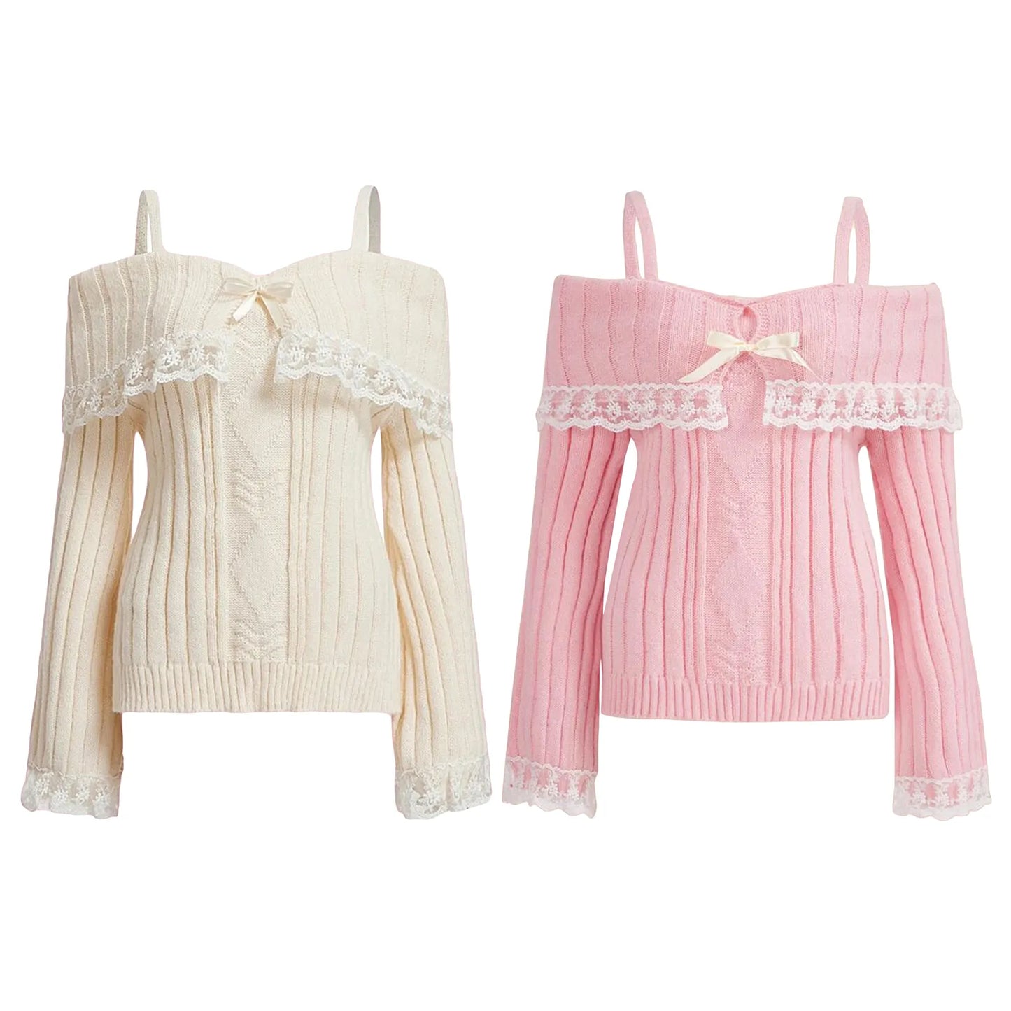 Knit Pink Princess Sweater