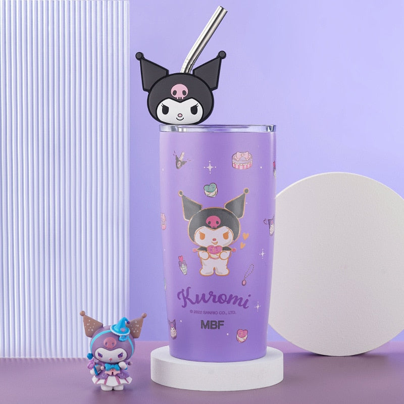 Kawaii Figure Straw Cup