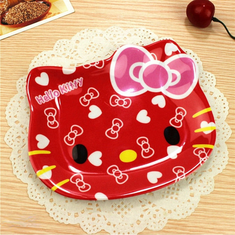 Colorful Kitty Plate