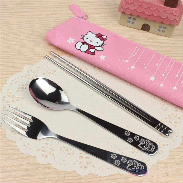 Kawaii Kitty Tableware Set