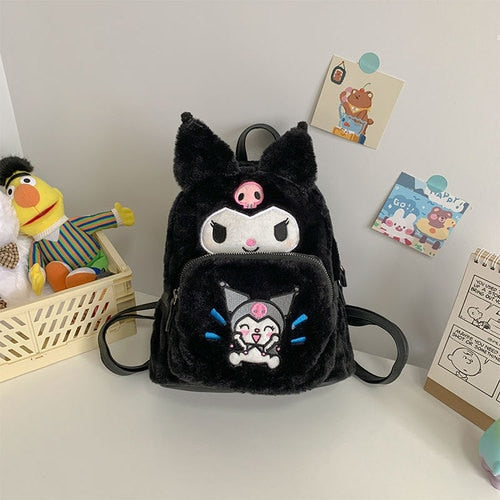 Kawaii Cartoon Plush Backpack
