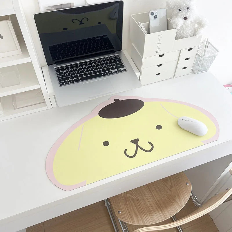 Cartoon Leather Mouse Pad Desktop Mat