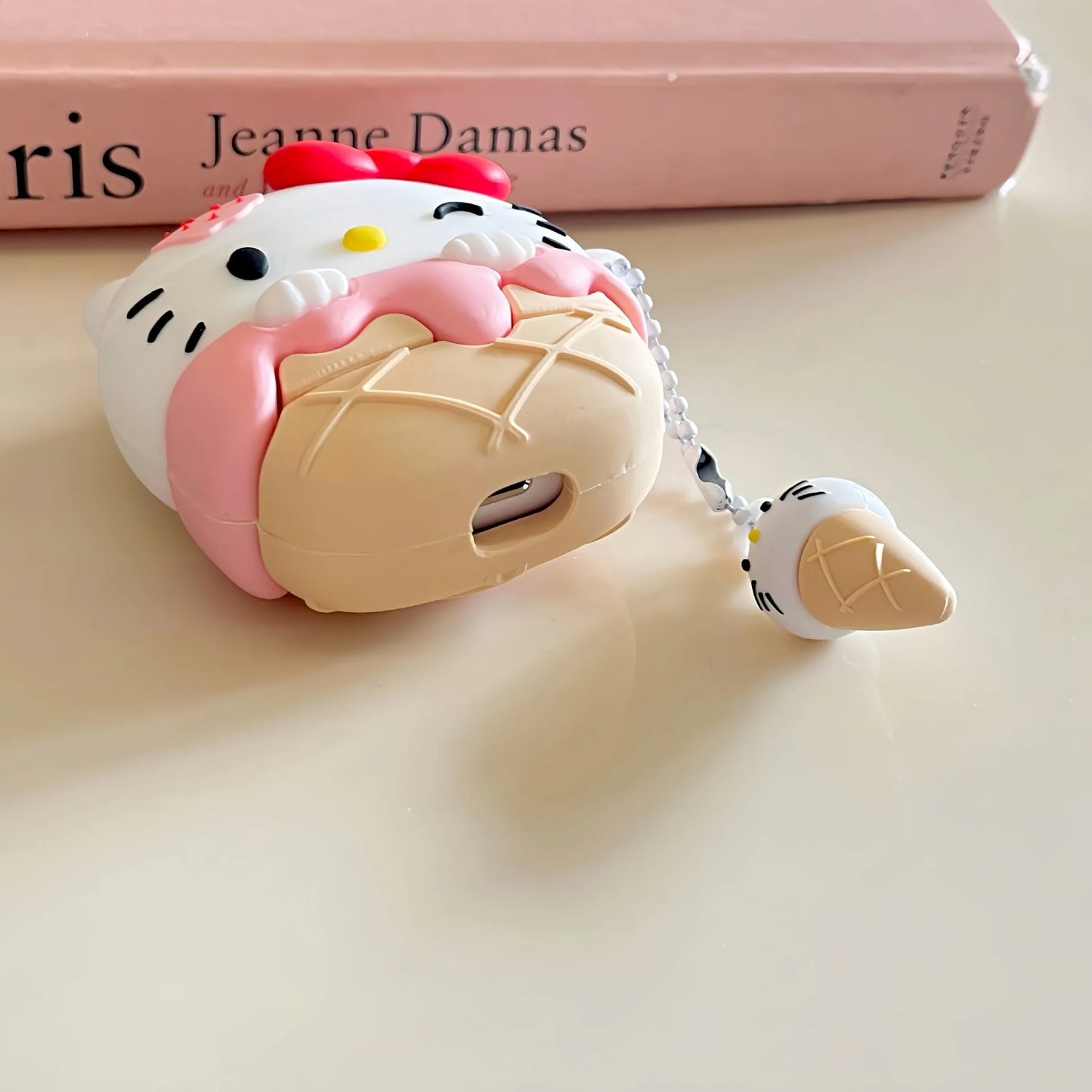 Kawaii Kitty Ice Cream AirPods Case