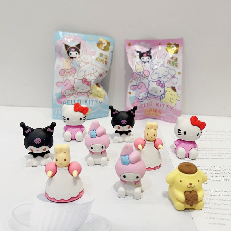 Boîte mystère de gommes Kawaii