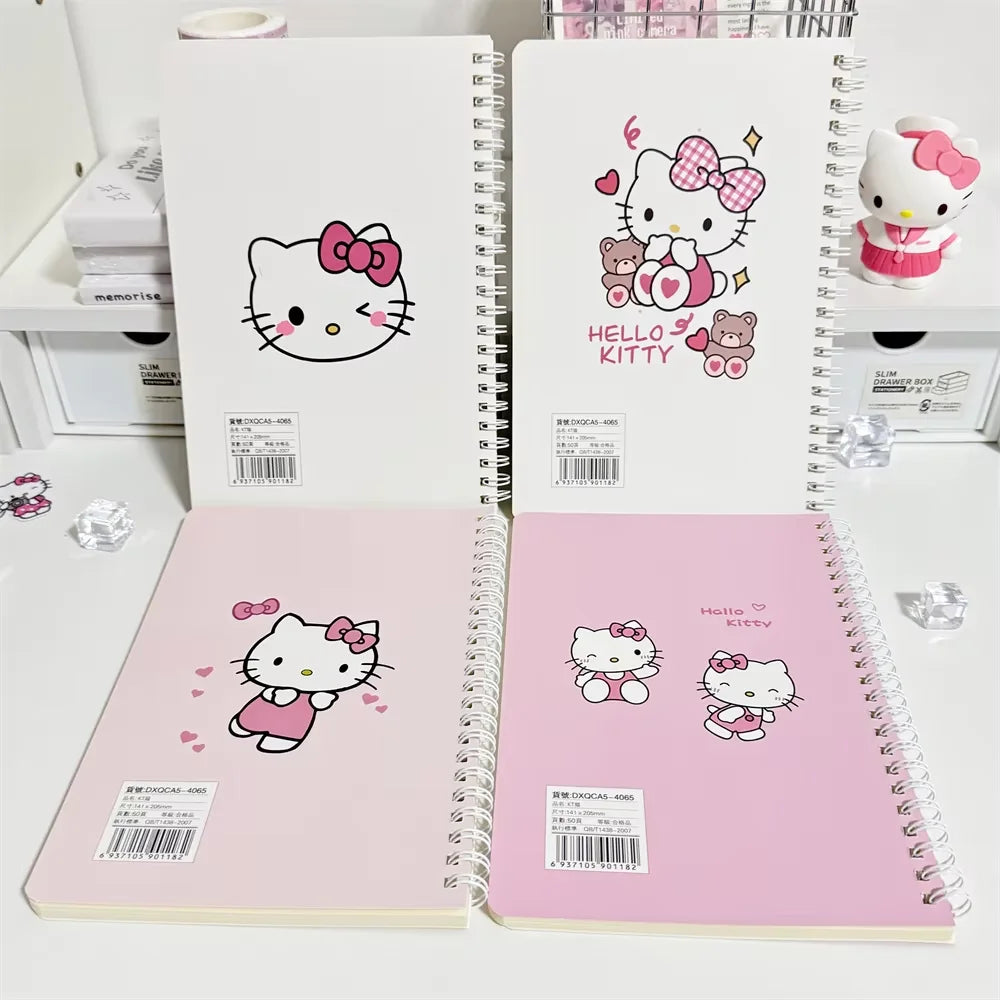 Cartoon Cute Kitty A7 A5 Notebook