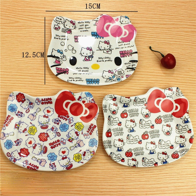 Colorful Kitty Plate