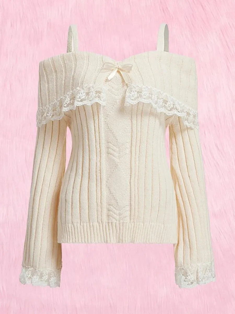 Knit Pink Princess Sweater
