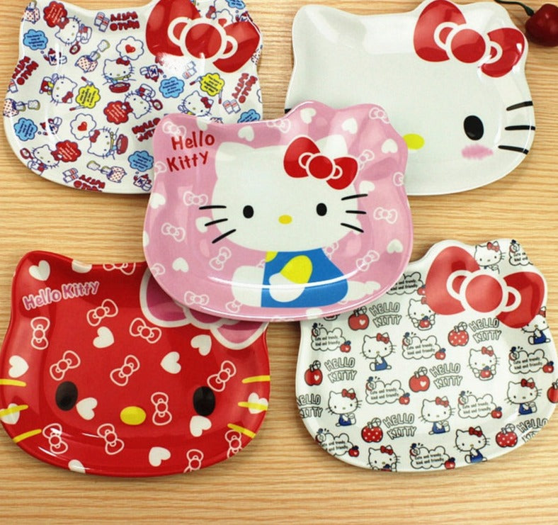 Colorful Kitty Plate