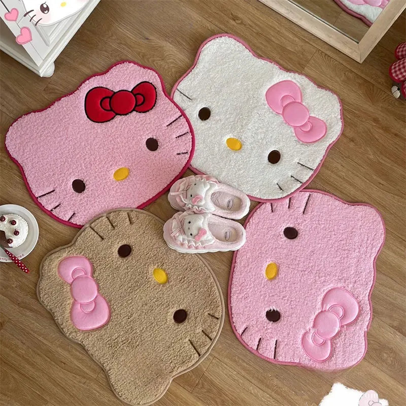 Cartoon Kitty Floor Mat