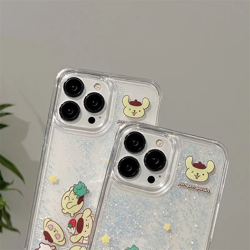 Pom Glitzernder Treibsand iPhone Hülle SK562