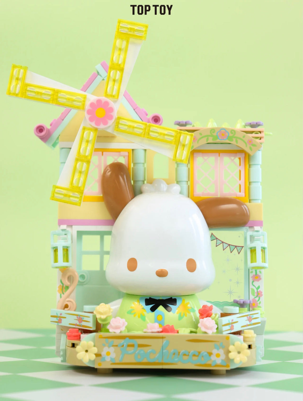 Cartoon Figure Global Travel Building Block