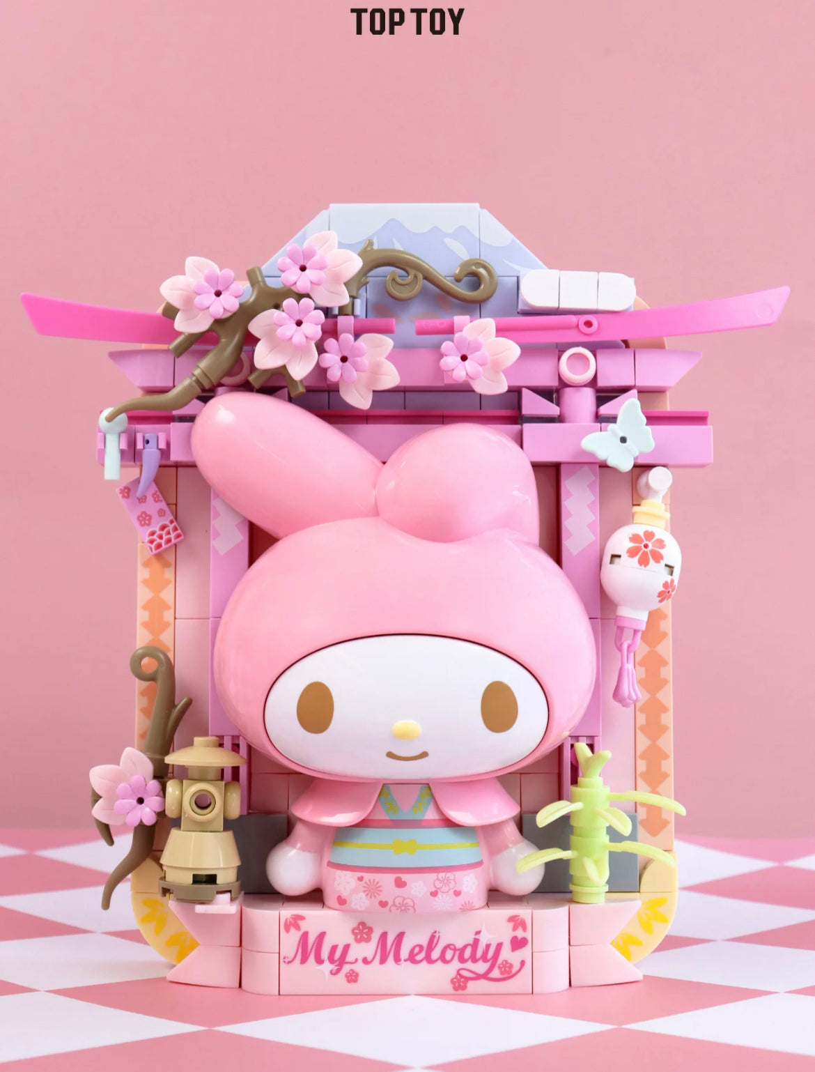 Cartoon Figure Global Travel Building Block