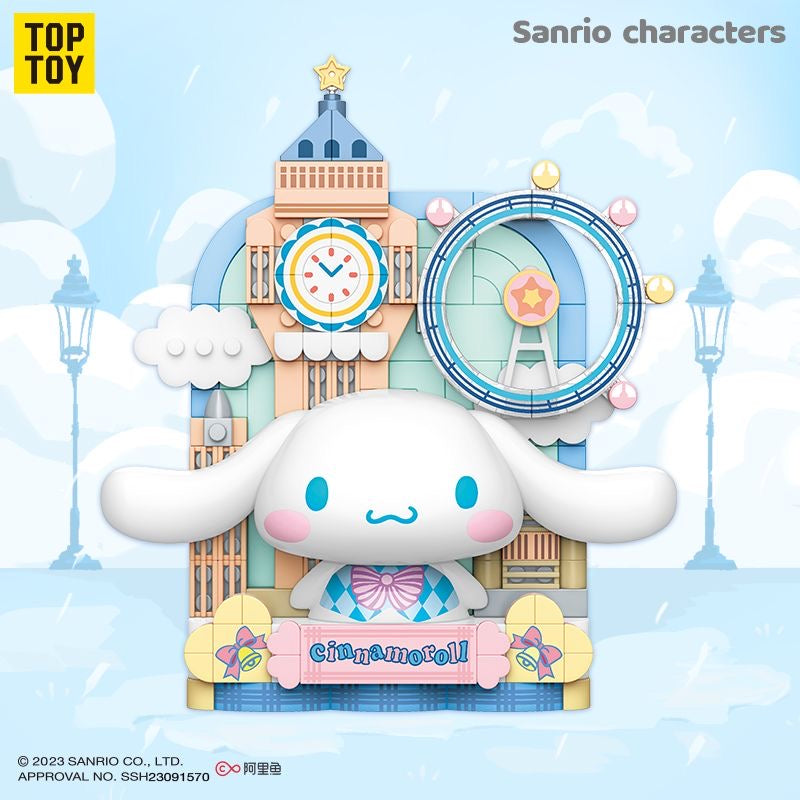 Cartoon Figure Global Travel Building Block