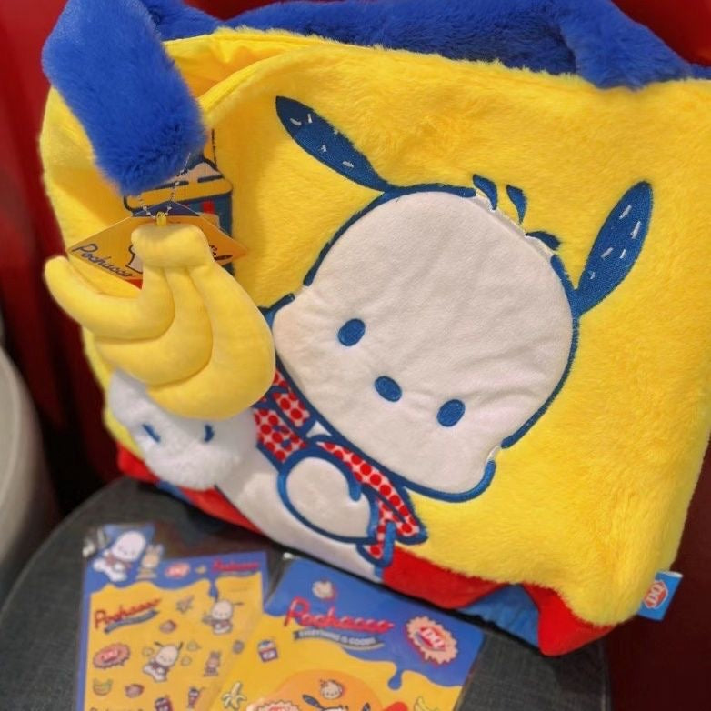 Sac fourre-tout en peluche Pocha en édition limitée