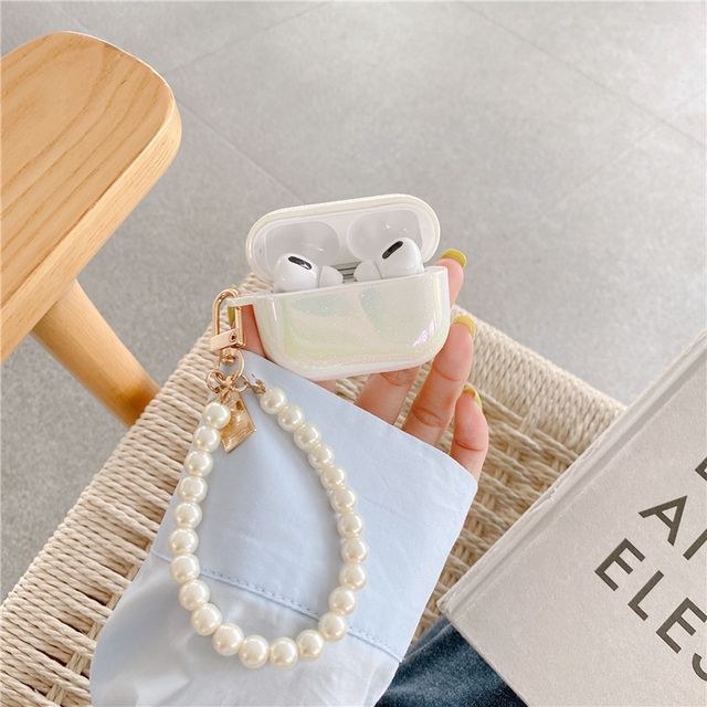 Faux Pearl Chain AirPods / Pro Earphone Case Skin