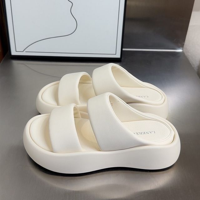 Slide Platform Sandals