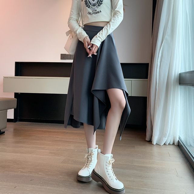 Asymmetric A-Line Skirt for Modern Style