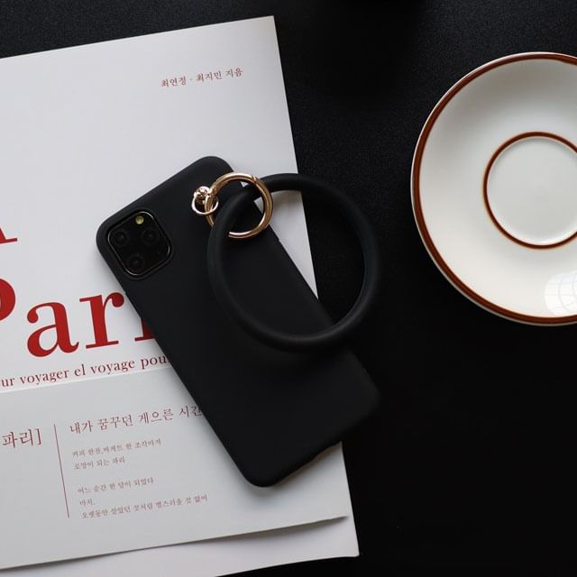 Case Plain Hoop Charm Phone