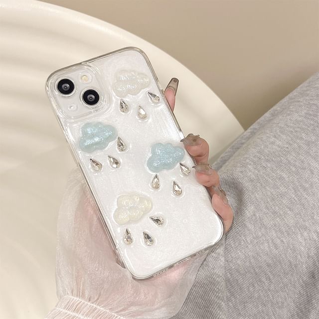 Phone Cloud Starfish Rain Case /