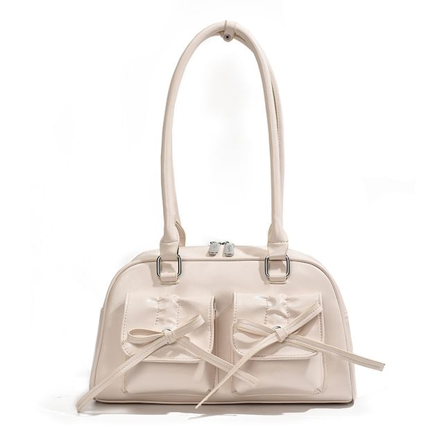 Bow Flap Bowler Bag