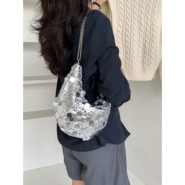 Bag Strap Sequin Hobo Chain