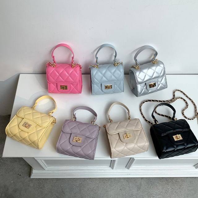 Chain Strap Bag Flap Quilted Crossbody