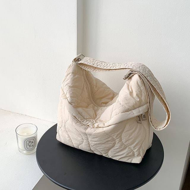 Quilted Crossbody Plain Bag