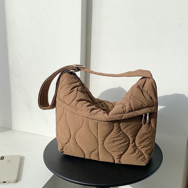Quilted Crossbody Plain Bag