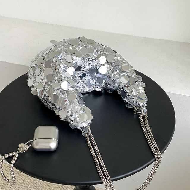 Bag Strap Sequin Hobo Chain