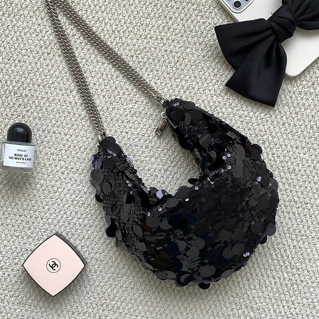 Bag Strap Sequin Hobo Chain