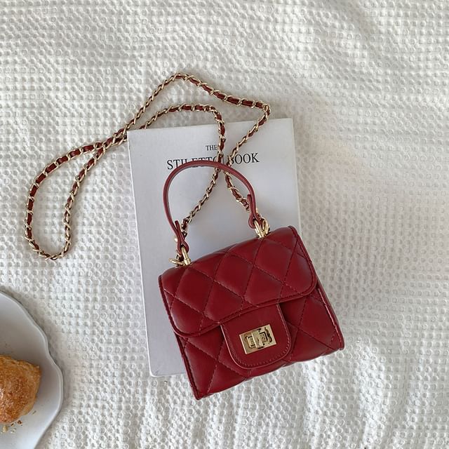 Chain Strap Bag Flap Quilted Crossbody