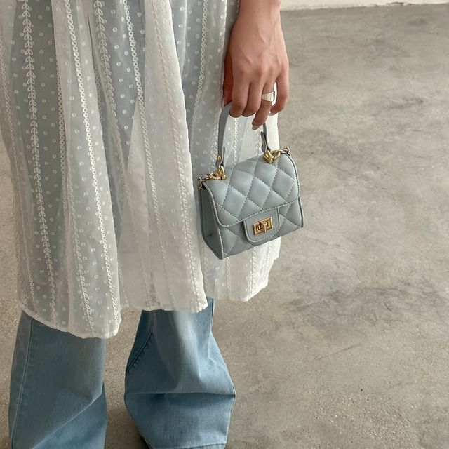 Chain Strap Bag Flap Quilted Crossbody